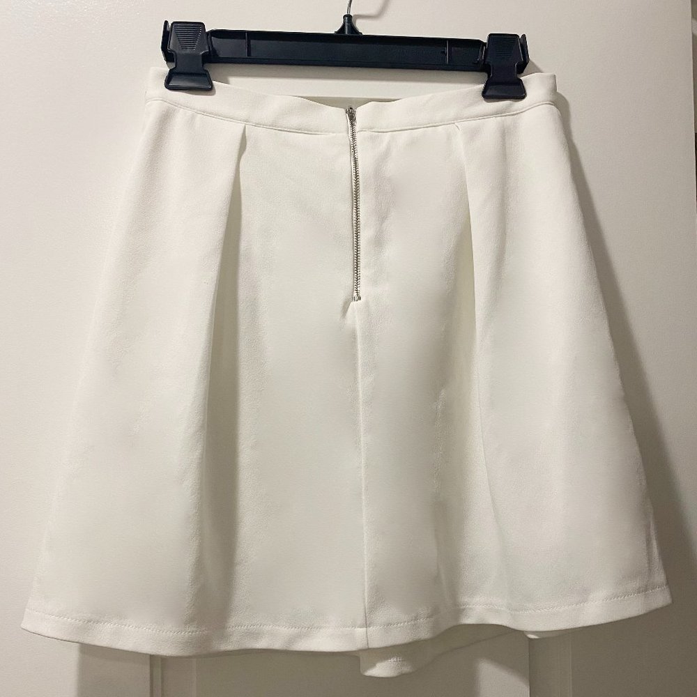 ASOS White Skater Skirt